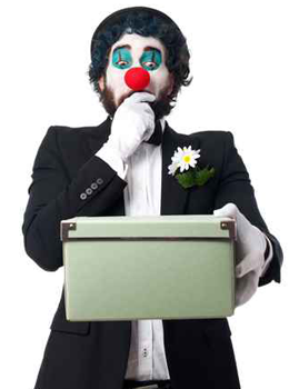 Lustige Clowns für Kindergeburtstage und Familienfeiern buchen