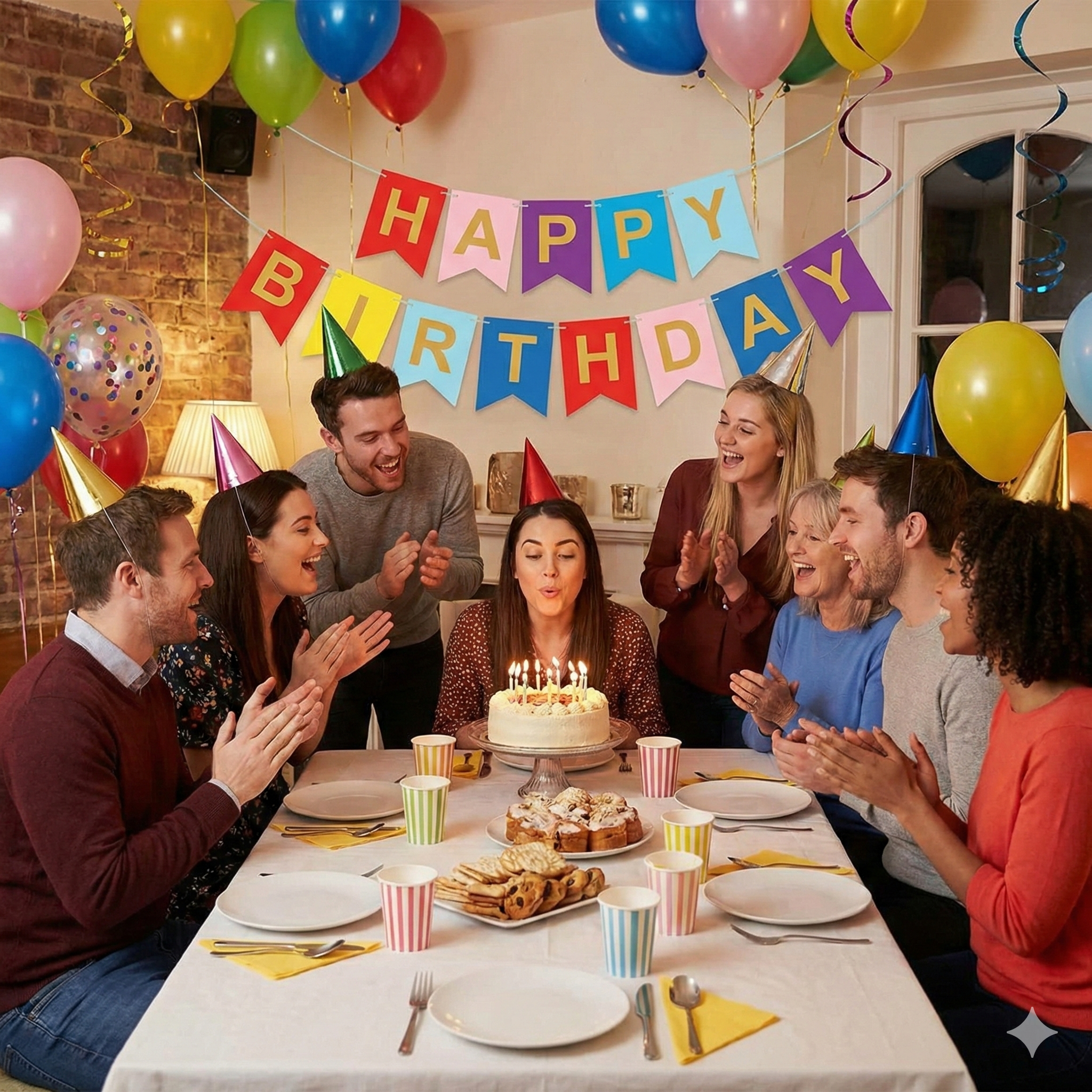 Überraschungsparty mit Live-Musik