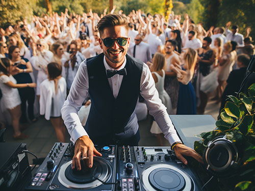 Wie man zwischen einer Hochzeitsband und einem DJ wählt