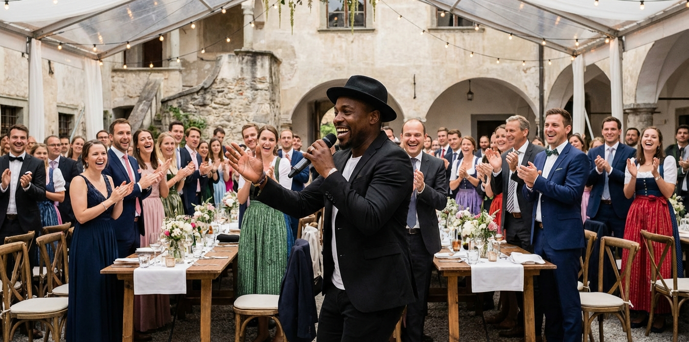 Interview mit einem Hochzeitsprofi: Entertainer King-Grace - Event-Planung Österreich