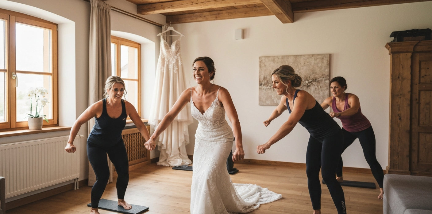 Bauch-Workout für dein Crop-Top-Brautkleid: 4 Übungen für zu Hause