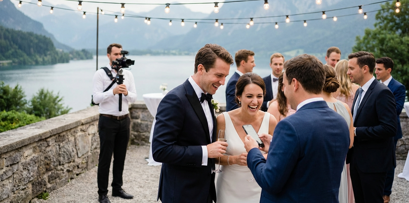 Top 5 Gründe, warum ein Hochzeitsvideograf unerlässlich ist - Event-Planung Österreich