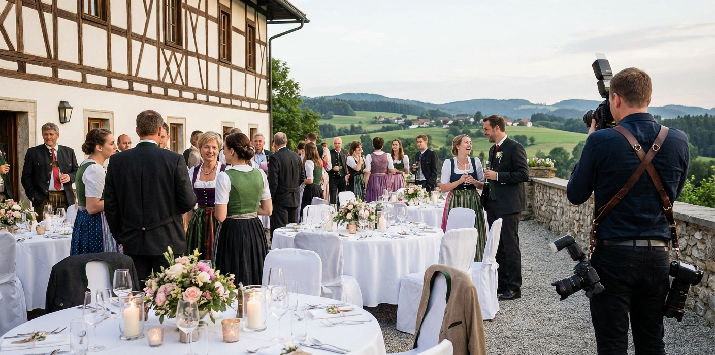 Hochzeitsfotografie-Services und Preise in Oberösterreich - Event-Planung Österreich