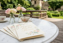 Die schoensten Einladungen fuer eine Bridal Shower