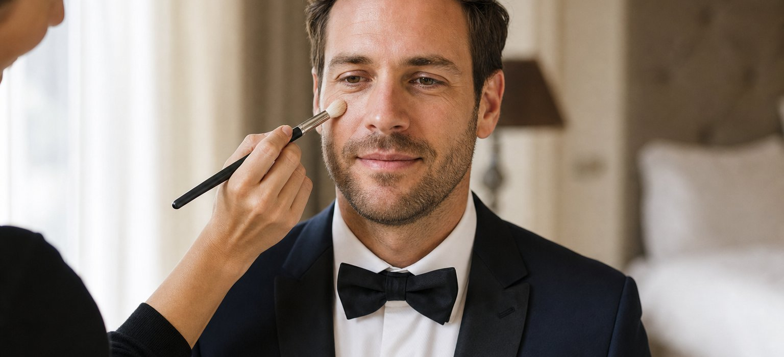 Make-up für den Bräutigam: Der komplette Guide - Event-Planung Österreich
