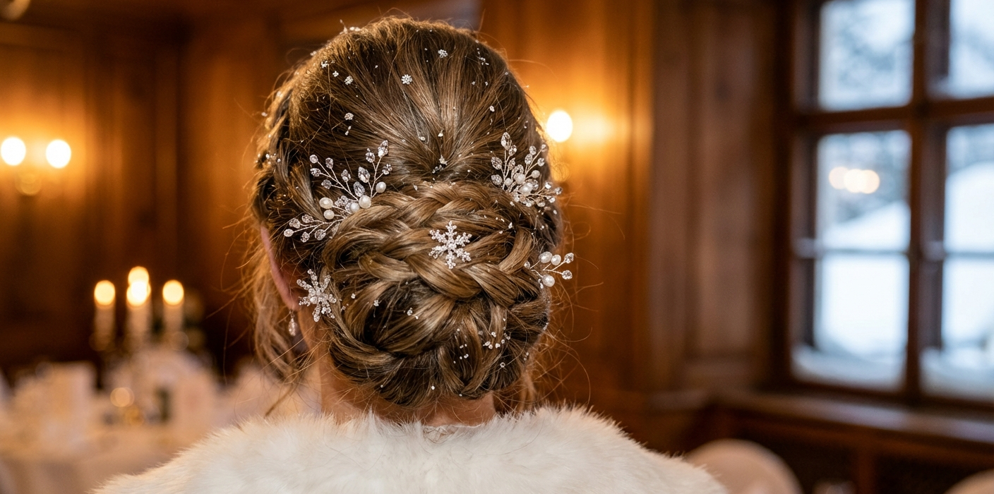 Die schoensten Winter-<a href="/ideas/die-schoensten-hochzeitsfrisuren-zum-nachstylen" class="blog-interlink" title="Die schoensten Hochzeitsfrisuren zum Nachstylen">Hochzeitsfrisuren</a>: Inspiration und Tipps