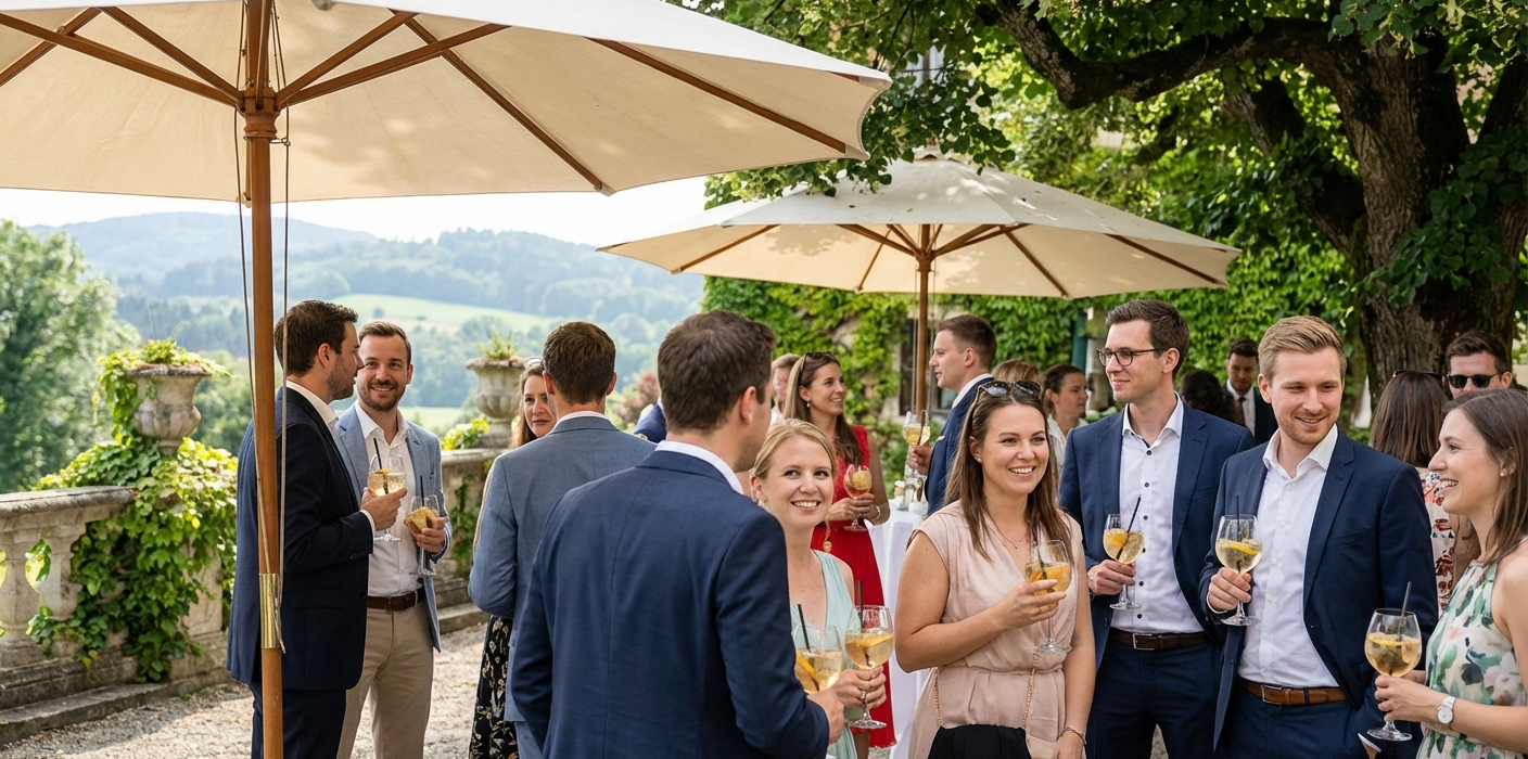 Schwitzen bei der Sommer-Hochzeit? So bleibst du frisch - Event-Planung Österreich