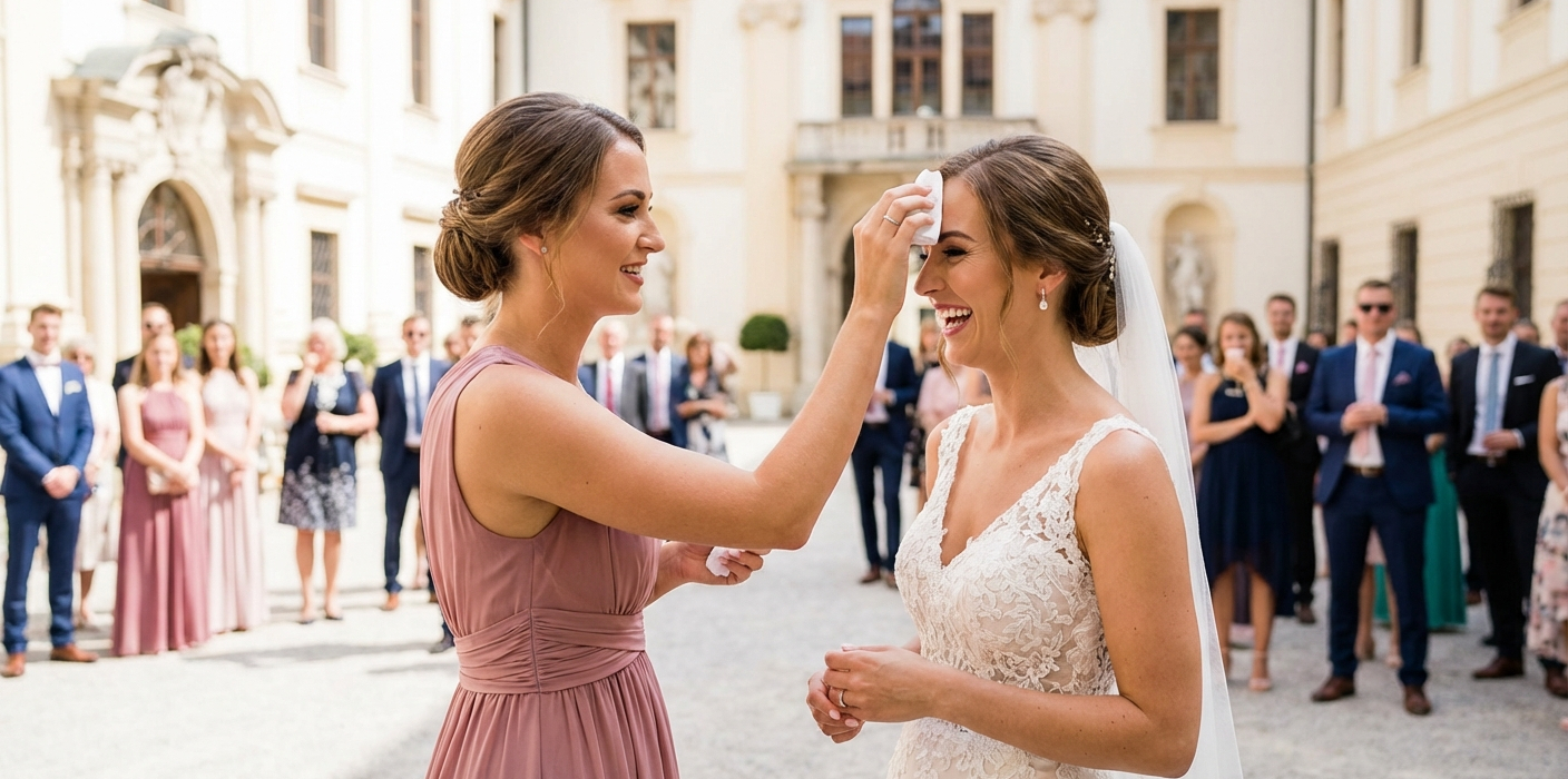 Sommer-Hochzeits-Make-up: So schmilzt nichts bei Hitze