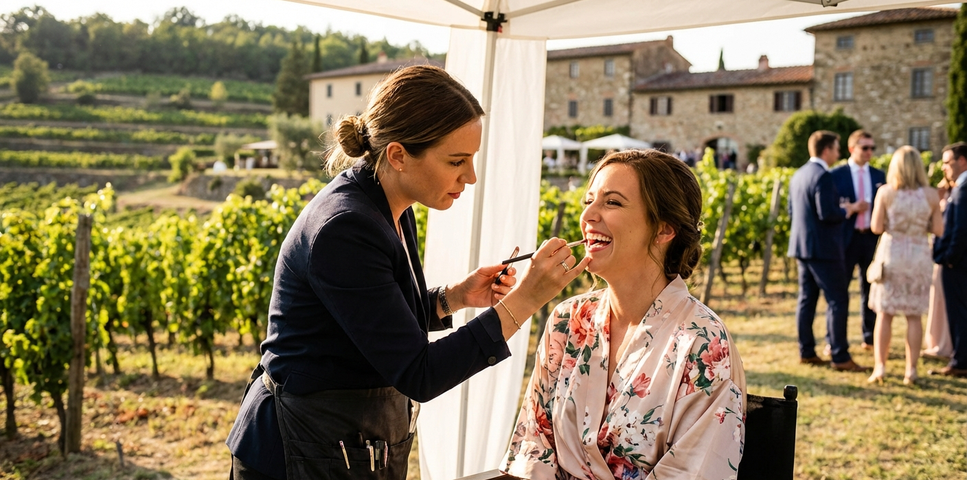 Die richtige Visagistin für die Hochzeit finden: So geht's