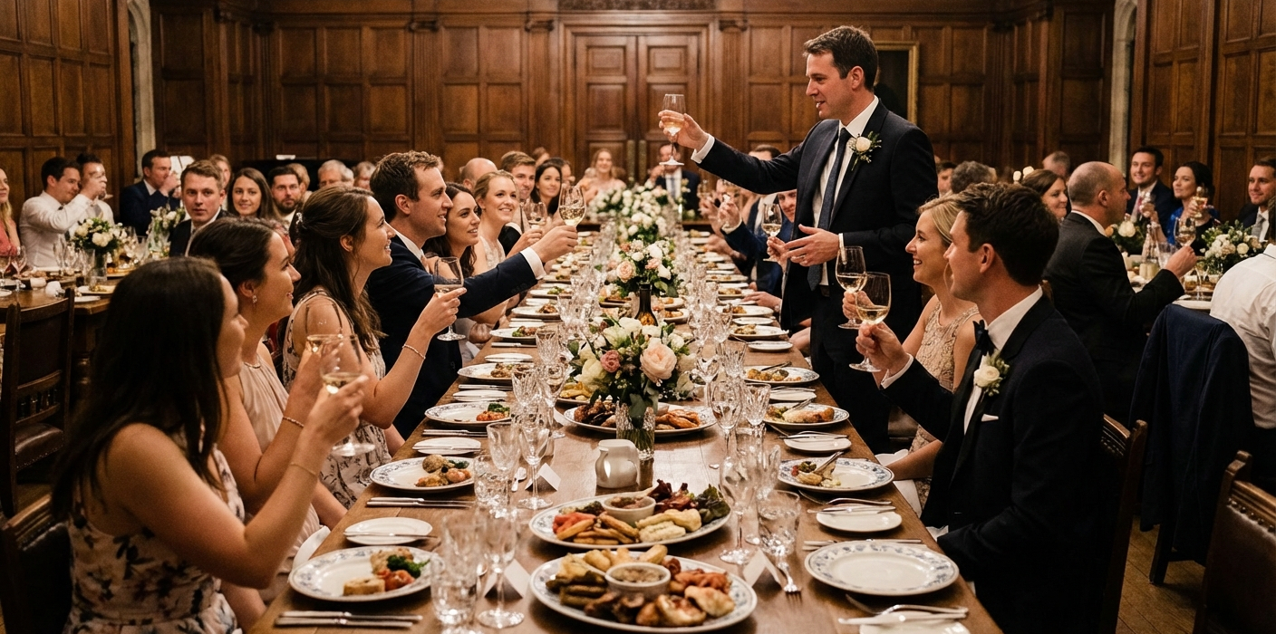 Die Vor- und Nachteile eines Hochzeitsessens im Familien-Stil - Event-Planung Österreich