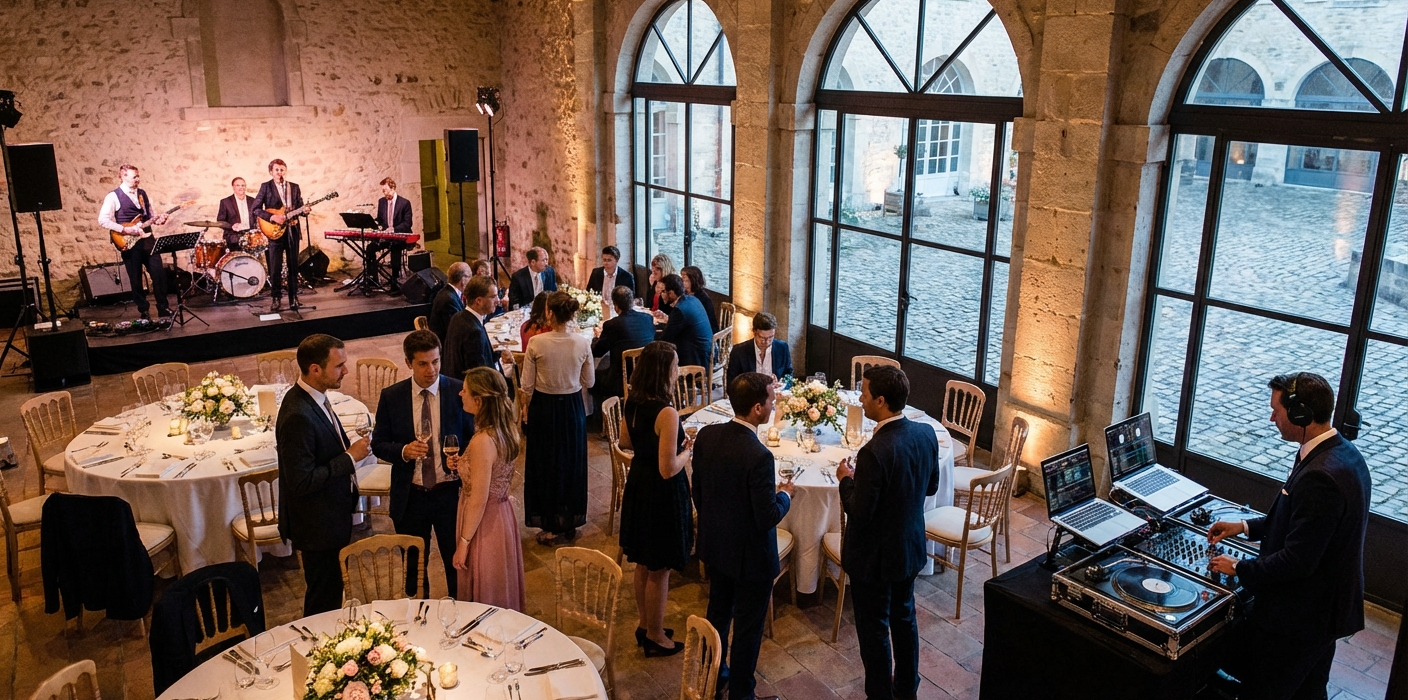 Wie man zwischen einer Hochzeitsband und einem DJ wählt - Event-Planung Österreich