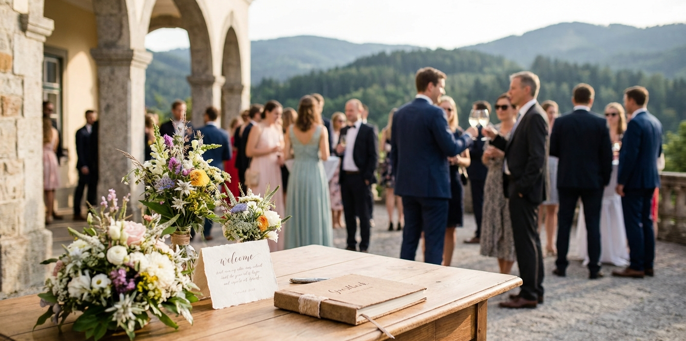 Das Verfassen der perfekten Willkommensnachricht für Deine Hochzeitsseite